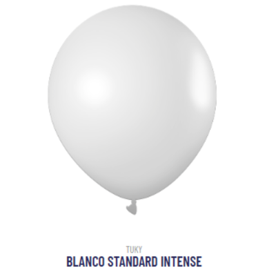 Globo Standard Intense Blanco 9"