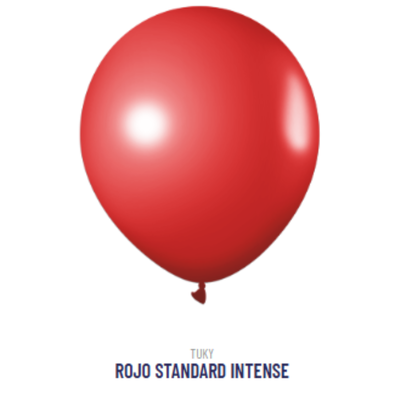 Globo Standard Intense Rojo 9" x50