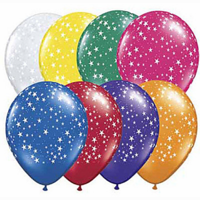 Globo Estrella Multicolor 12"