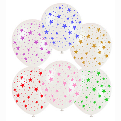 Globo Estrella Multicolor 12"