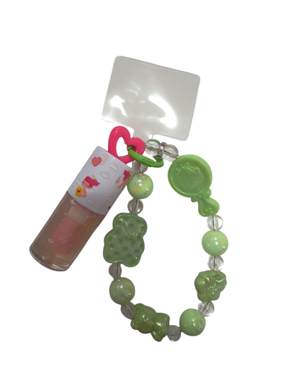 Correa para el celular con lip Gloss
