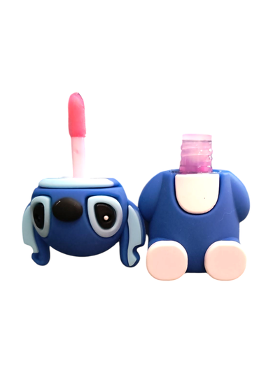 Lipgloss de Stitch x 3 unidades 