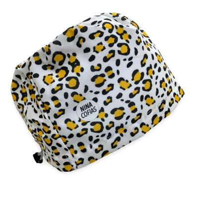 Cofia Nina 082 Animal Print April Yellow.