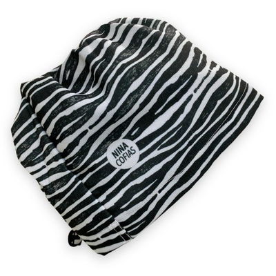 Cofia Nina 086 Animal Print Cebra.