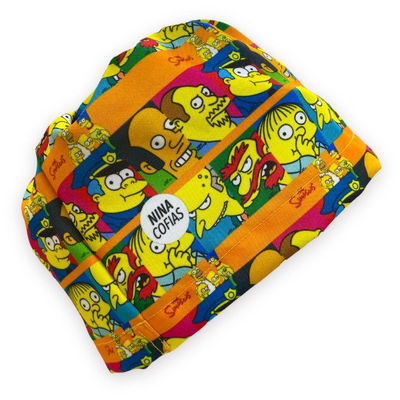 Cofia Nina 423 Simpsons naranja