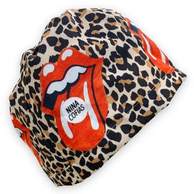 Cofia Nina 645 Animal Print Rolling Stones II.