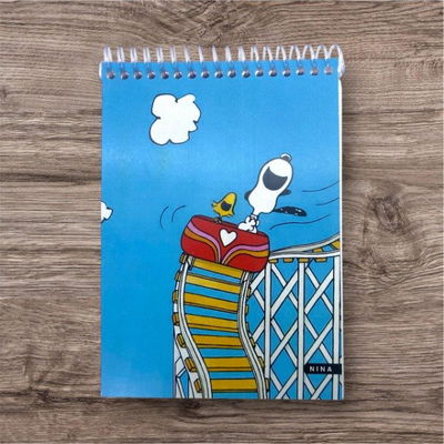 Anotador A6 Snoopy montaña rusa