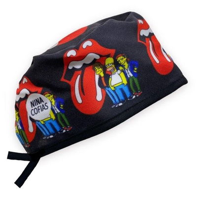 Cofia Nina 464 Rolling Stones Simpsons.