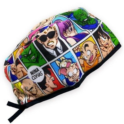 Cofia Nina 616 Dragon Ball - Cuadrados.