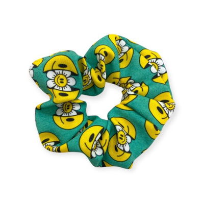 Scrunchie Caras flores
