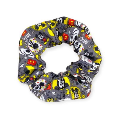 Scrunchie Mickey gris