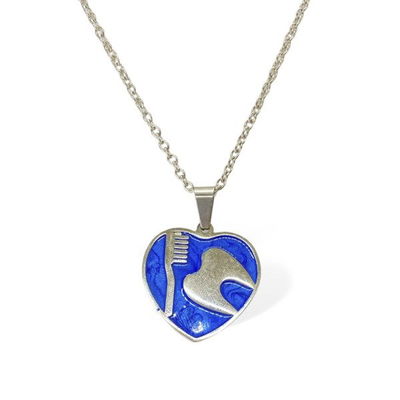 Dije Odontologia cepillo azul(incluye cadena y caja regalo)