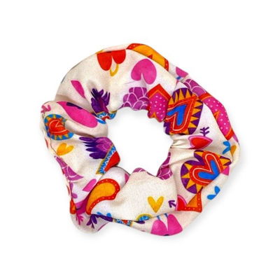 Scrunchie Corazones