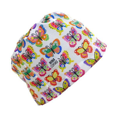 Cofia Nina 978 Mariposas Multicolor.