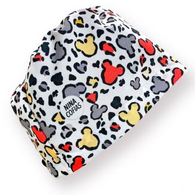 Cofia Nina 897 Animal Print Mickey.