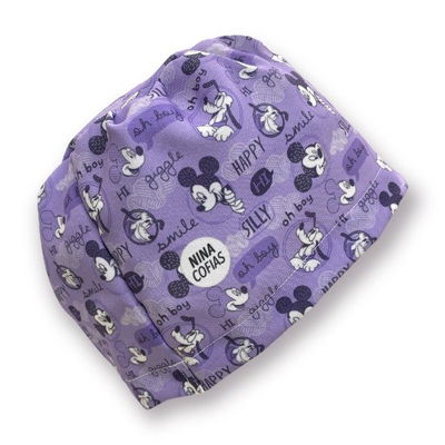 Cofia Nina 762 Mickey Violeta Fondo.