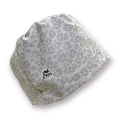 Cofia Nina 763 Animal Print April Gris.