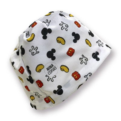 Cofia Nina 766 Mickey Iconos Blanca.