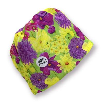 Cofia Nina 774 Flor Roxy.