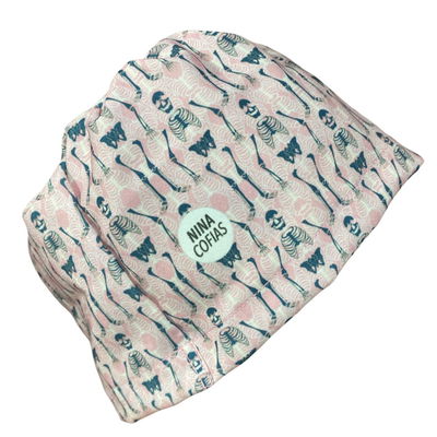 Cofia Nina 1368 Esqueletos Rosa viejo