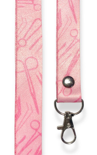 Lanyard premium instrumental rosa