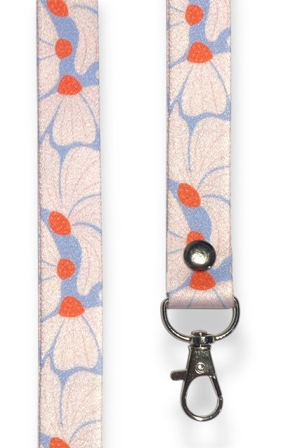 Lanyard premium flores 