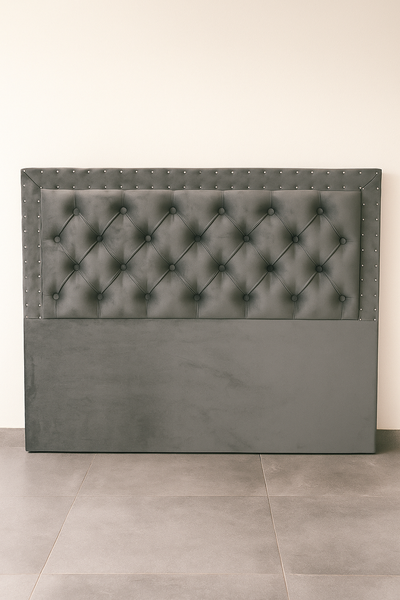 Respaldo de cama CAPITONE CON TACHAS DOBLES