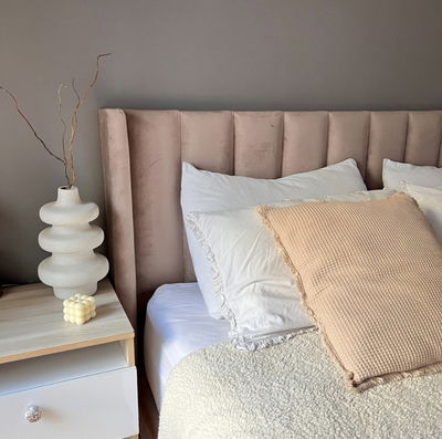 Respaldo de cama CANELON  CON LATERALES