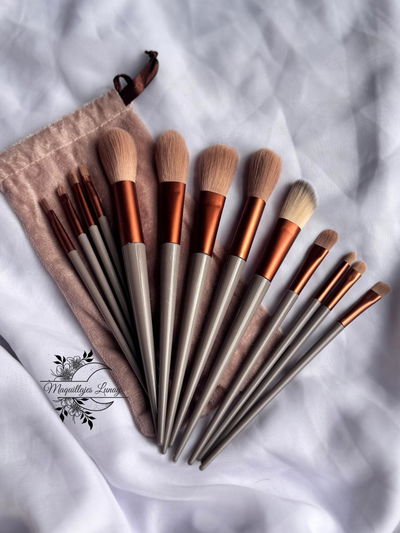 Set de Brochas 13u + Bolsita Eloise 