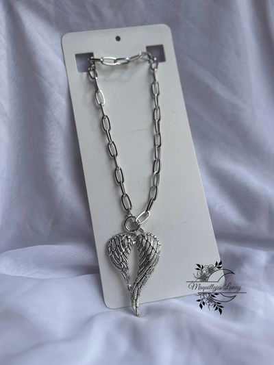 Collar Cadena Alas doble 