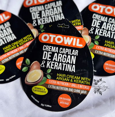 Crema Capilar de Argan y Keratina Otowil