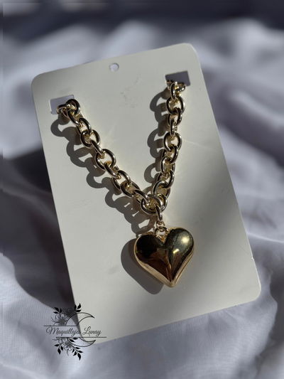 Collar Cadena Corazon 