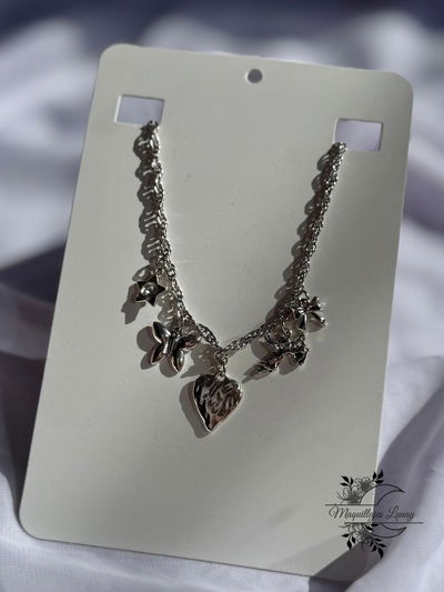 Collar Dijes Plateado