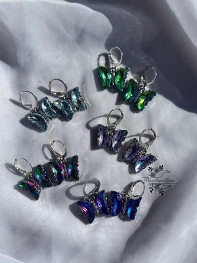 Aros Gema Mariposa 
