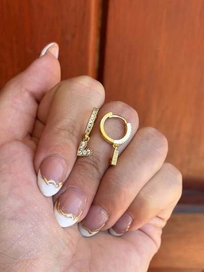 Aros Colgantes Dorado