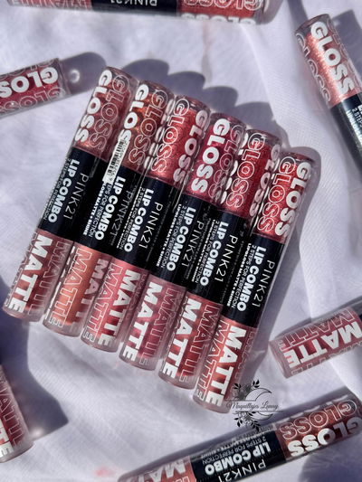 Lip Combo Matte+ Gloss Pink 21