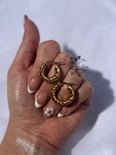 Argolla Torzada Dorada 