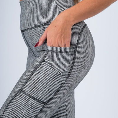 Calza Power Recortes Morley Vaplex Gris