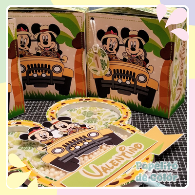Topper Shaker Silueta Mickey o Minnie 17
