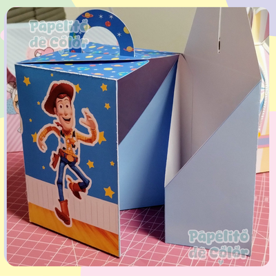 Caja Cubo Manijita Redonda y Cajoncitos 2 Tamaños   104