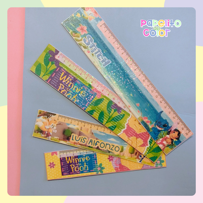 Reglas Escolares 15 y 20 cm con y sin Tablas 207