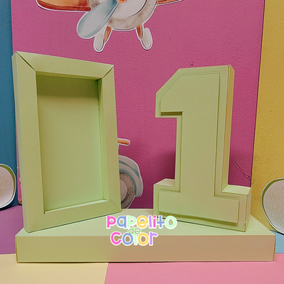 Cuadro Souvenir con Numeros del 0 al 9     (241)