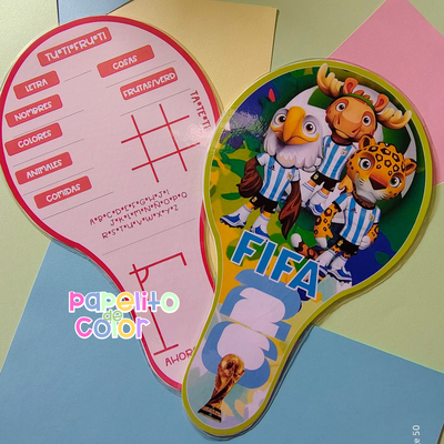 Paleta Didáctica Con Juegos en 2 Tamaños 233