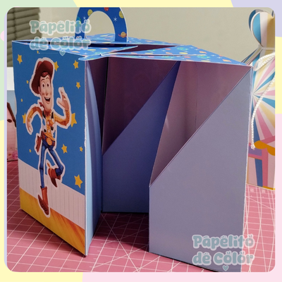 Caja Cubo Manijita Redonda y Cajoncitos 2 Tamaños   104