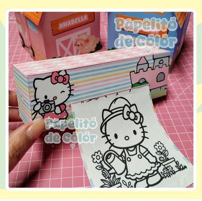 Cajita Rollito Para Colorear 145
