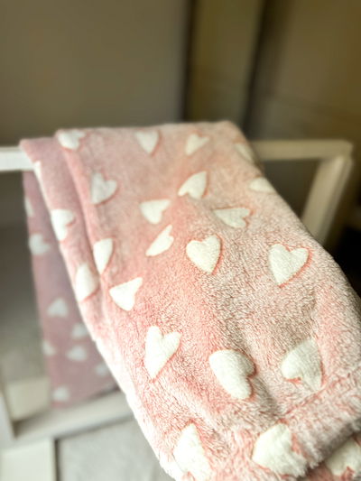 PANTALÓN POLAR ROSA CORAZON