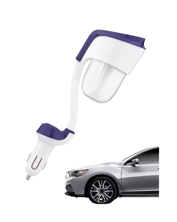 Humidificador Auto 12v 50ml Con 2 Puertos Usb Aromatizador