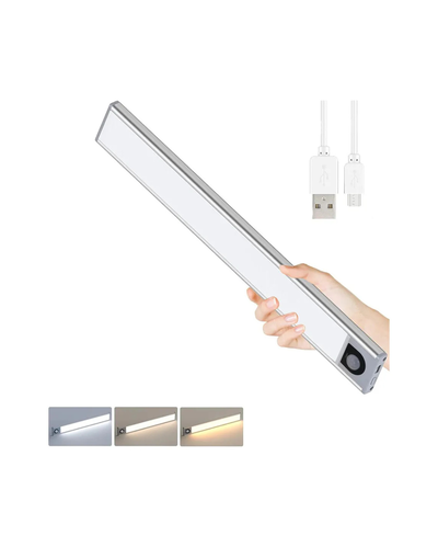  Luz Led Armario Magnética Sensor Movimiento Usb-c Recargable