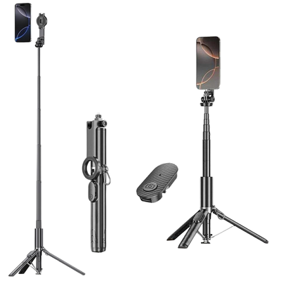 Selfie Stick Tripode Para Magsafe 1.9m Control Bluetooth 