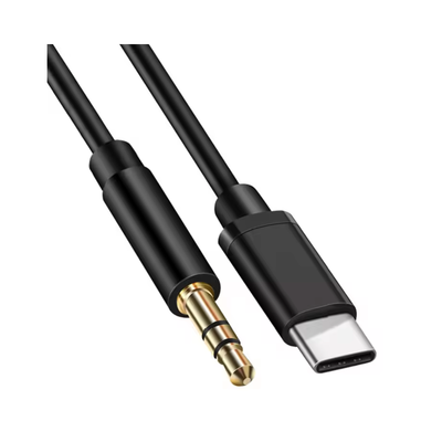 Cable Auxiliar Usb-c A Plug 3.5mm 1.2m Audio Auto Celular